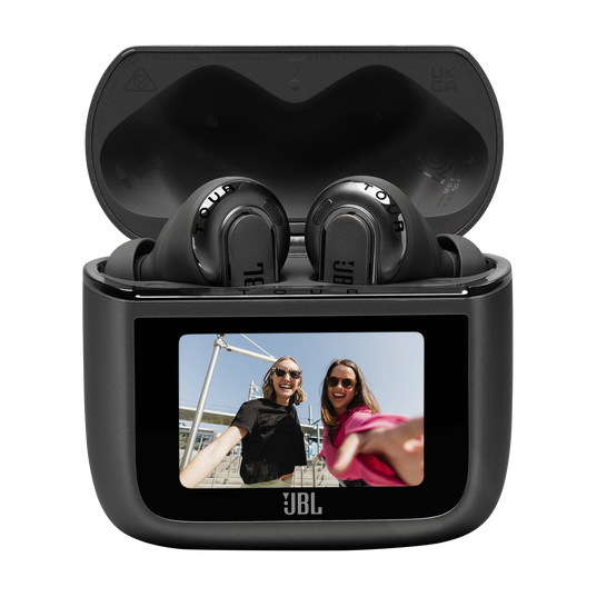 JBL Tour Pro 3 - Black - True Wireless Noise Cancelling earbuds with Smart Charging Case™ - Detailshot 3